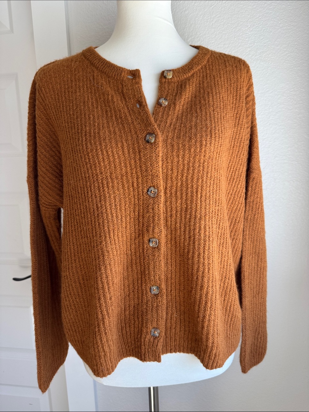 Madewell golden pecan cardigan